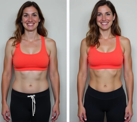 Metamorfoza klienta: Przed i po poprawie kondycji i zdrowia